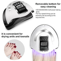 LED UV Nail Lamp Dryer with LCD Display